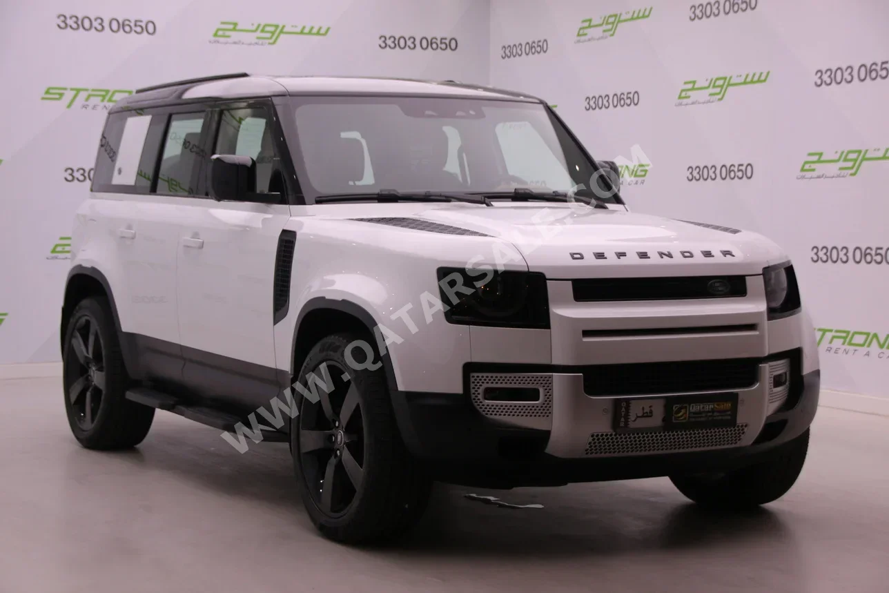 Land Rover  Defender  110 HSE  2024  Automatic  14,000 Km  6 Cylinder  Four Wheel Drive (4WD)  SUV  White  With Warranty