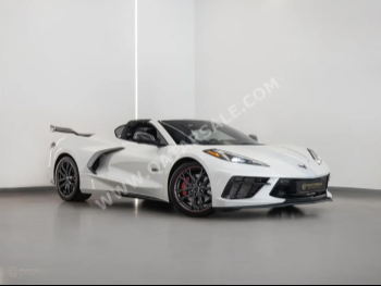 Chevrolet  Corvette  C8 70th Anniversary Edition  2023  Automatic  26,350 Km  8 Cylinder  Rear Wheel Drive (RWD)  Convertible  White  With Warranty