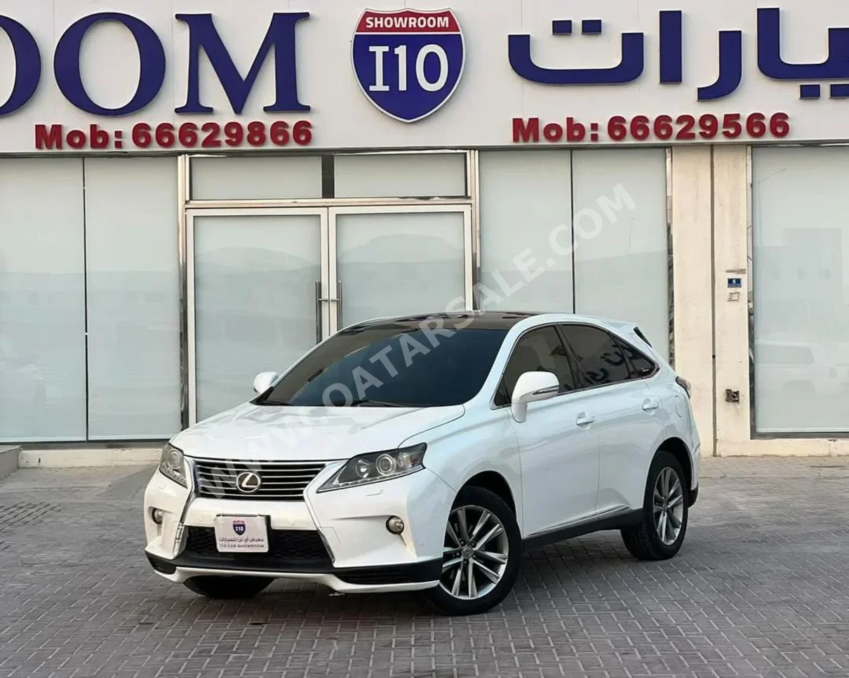 لكزس  ار اكس  350  2013  اوتوماتيك  109,000 كم  6 سلندر  دفع رباعي  اس يو في  أبيض