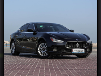 Maserati  Ghibli  2014  Automatic  117,000 Km  6 Cylinder  Rear Wheel Drive (RWD)  Sedan  Black
