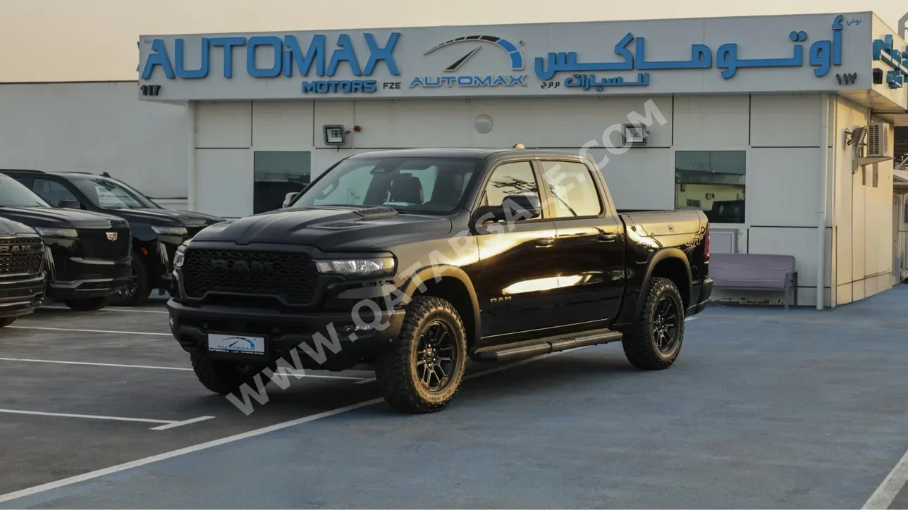 Dodge  Ram  Rebel  2025  Automatic  0 Km  8 Cylinder  Four Wheel Drive (4WD)  Pick Up  Black  With Warranty