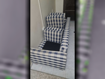 Sofas, Couches & Chairs 3-Seat Sofa  - Fabric  - Blue