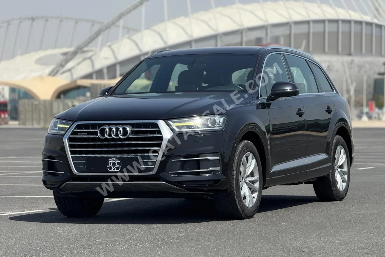 Audi  Q7  2019  Automatic  80,000 Km  6 Cylinder  Four Wheel Drive (4WD)  SUV  Black