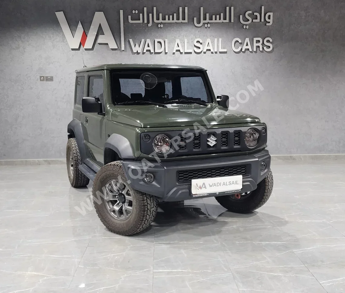 Suzuki  Jimny  2024  Manual  19,000 Km  4 Cylinder  Four Wheel Drive (4WD)  SUV  Olive Green  With Warranty