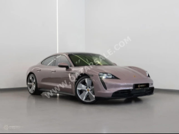 Porsche  Taycan  2023  Automatic  4,500 Km  0 Cylinder  Rear Wheel Drive (RWD)  Sedan  Rose  With Warranty