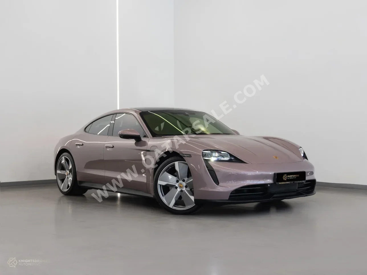 Porsche  Taycan  2023  Automatic  4,500 Km  0 Cylinder  Rear Wheel Drive (RWD)  Sedan  Rose  With Warranty