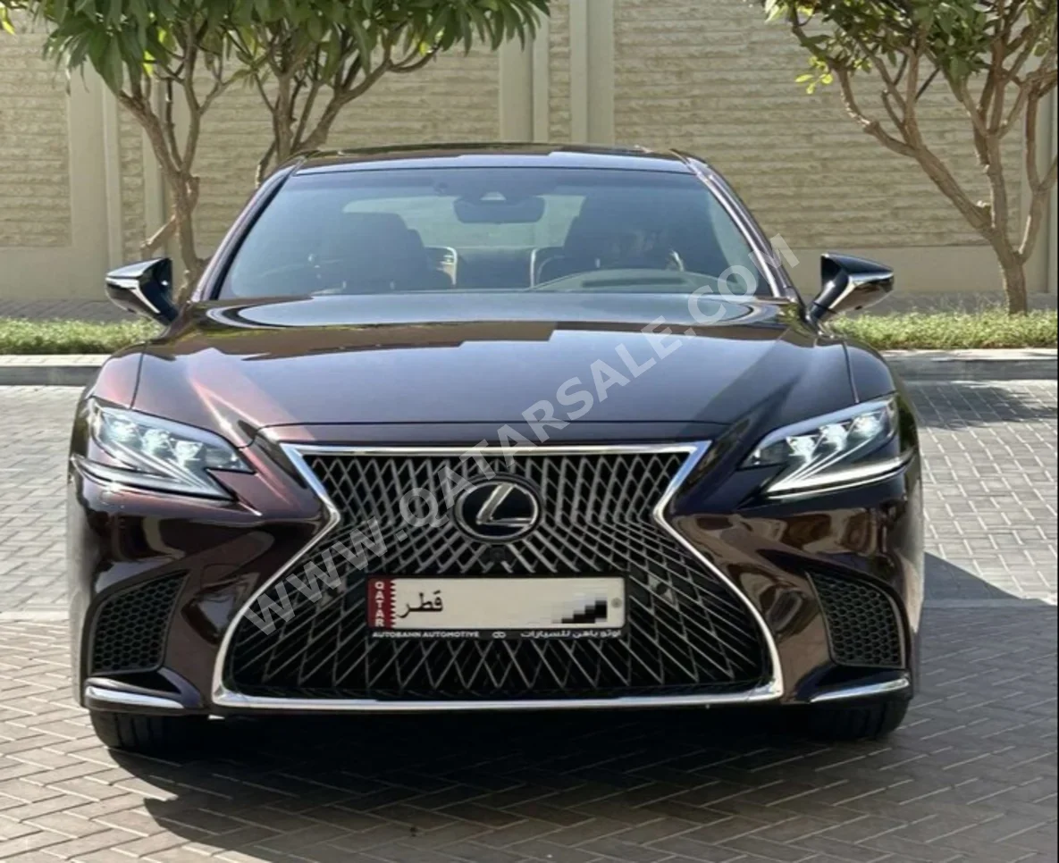لكزس  ال اس  500 اتش  2019  اوتوماتيك  37,125 كم  6 سلندر  دفع كلي مستمر  سيدان  عنابي