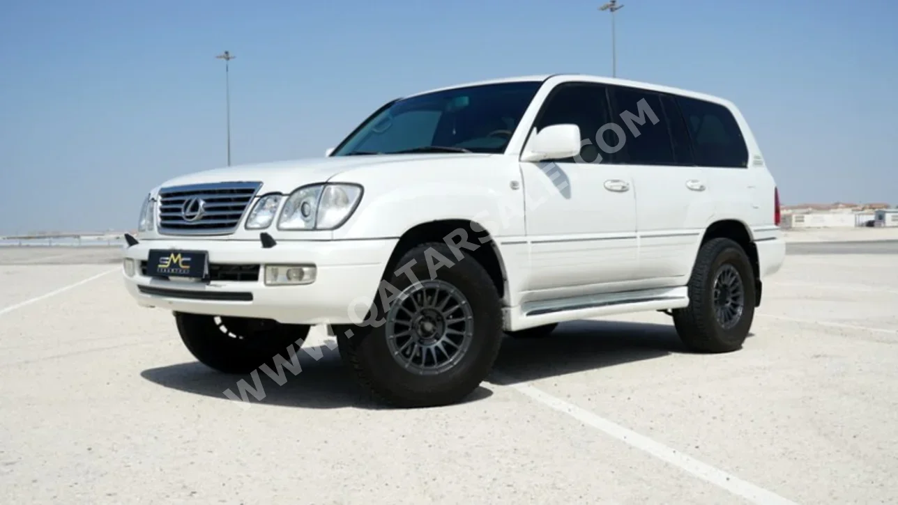 لكزس  ال اكس  470  2003  اوتوماتيك  370,000 كم  8 سلندر  دفع رباعي  اس يو في  أبيض لؤلؤي