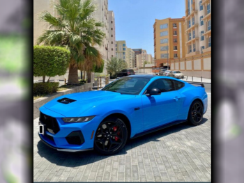 Ford  Mustang  GT  2024  Automatic  4,000 Km  8 Cylinder  Four Wheel Drive (4WD)  Coupe / Sport  Blue  With Warranty