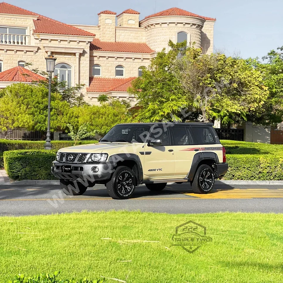 Nissan  Patrol  Super Safari  2024  Automatic  10,900 Km  6 Cylinder  Four Wheel Drive (4WD)  SUV  Beige  With Warranty