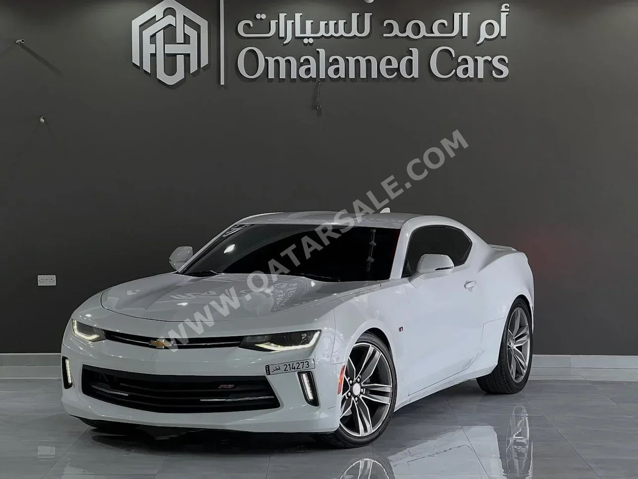 Chevrolet  Camaro  2018  Automatic  173,500 Km  6 Cylinder  Rear Wheel Drive (RWD)  Coupe / Sport  White