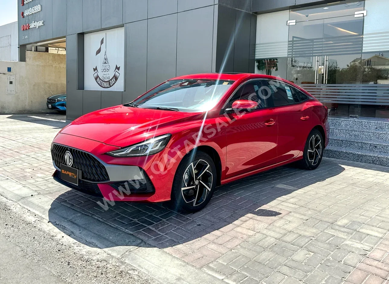 MG  GT  2024  Automatic  824 Km  4 Cylinder  Front Wheel Drive (FWD)  Sedan  Red  With Warranty