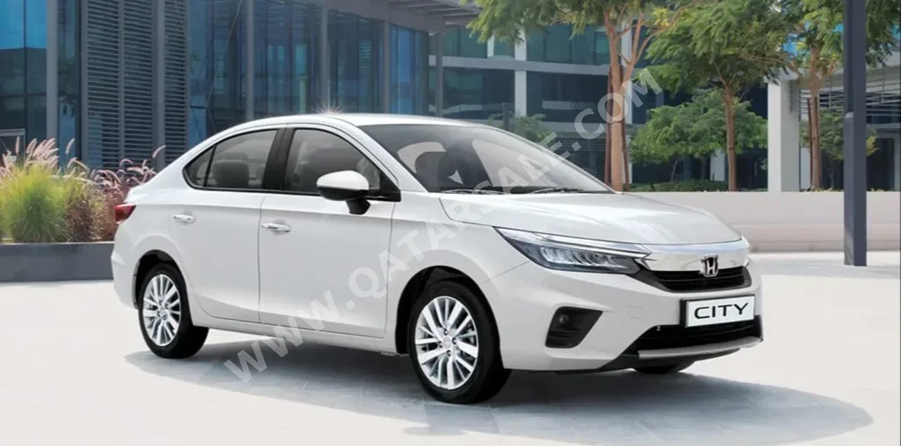 Honda  City  4 Cylinder  Sedan  White  2023