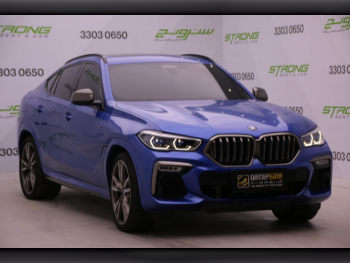 BMW  X-Series  X6  2021  Automatic  84,000 Km  8 Cylinder  Four Wheel Drive (4WD)  SUV  Blue