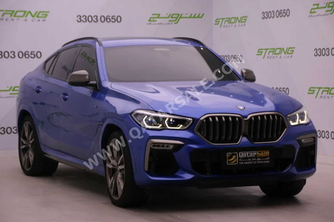 BMW  X-Series  X6  2021  Automatic  84,000 Km  8 Cylinder  Four Wheel Drive (4WD)  SUV  Blue