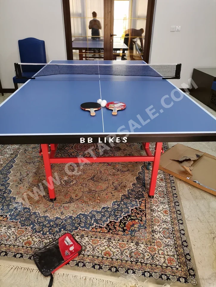 Black and Blue  Tennis (ping pong) Table