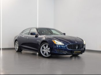 Maserati  Quattroporte  2015  Automatic  28,450 Km  6 Cylinder  Rear Wheel Drive (RWD)  Sedan  Blue