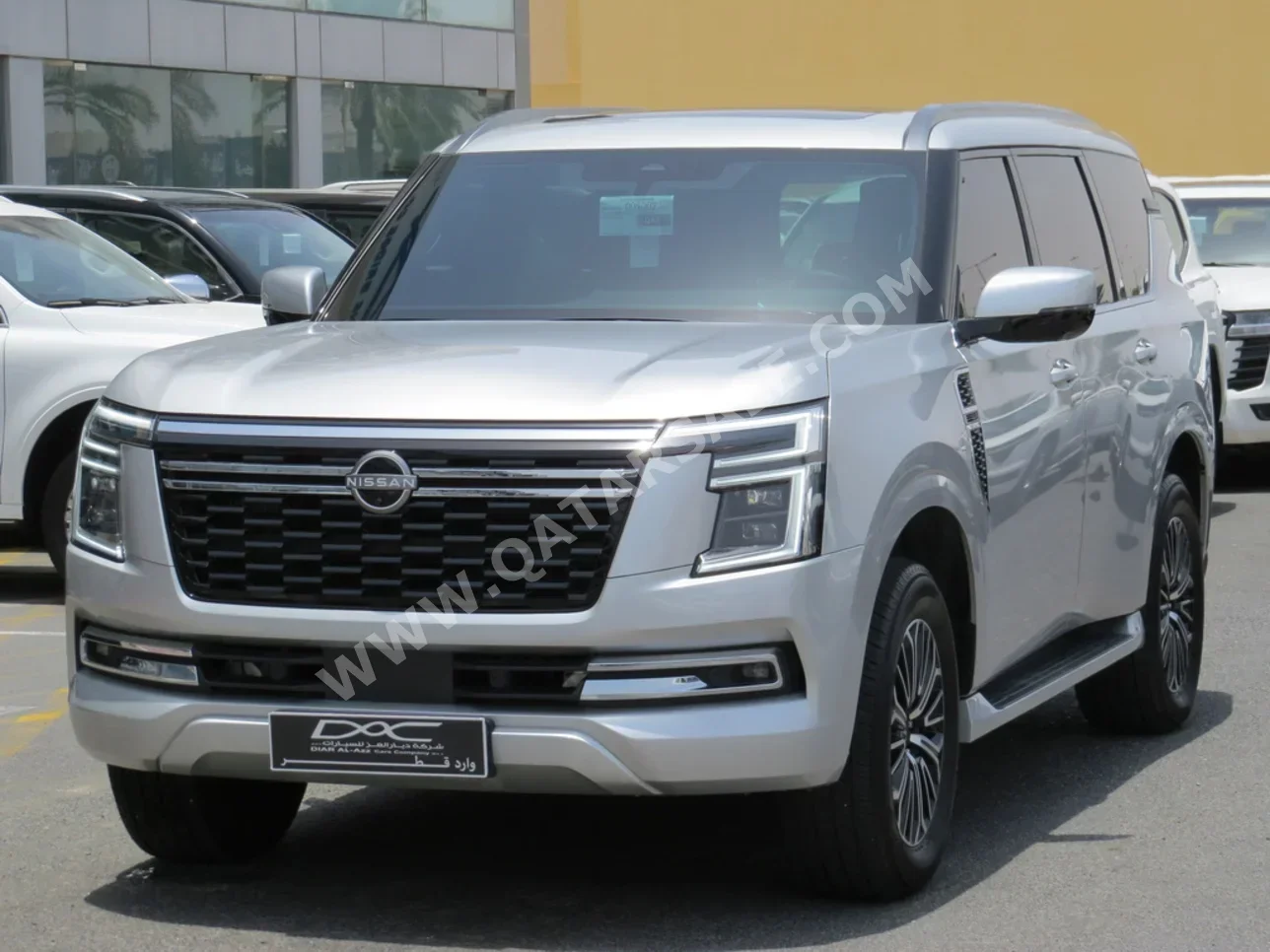 Nissan  Patrol  Platinum turbo  2025  Automatic  9,000 Km  6 Cylinder  Four Wheel Drive (4WD)  SUV  Silver  With Warranty
