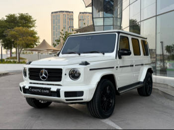 مرسيدس - بنز  جي - كلاس  500 اي ام جي نايت باك  2020  اوتوماتيك  34,000 كم  8 سلندر  دفع رباعي  اس يو في  أبيض