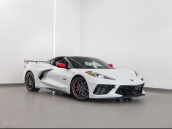 Chevrolet  Corvette  C8 70th Anniversary Edition  2023  Automatic  20,850 Km  8 Cylinder  Rear Wheel Drive (RWD)  Convertible  White