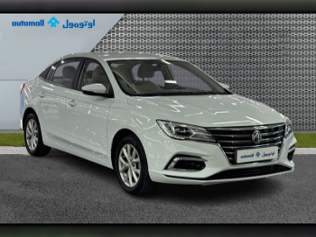 MG  5  2022  Automatic  27,187 Km  4 Cylinder  Front Wheel Drive (FWD)  Sedan  White  With Warranty