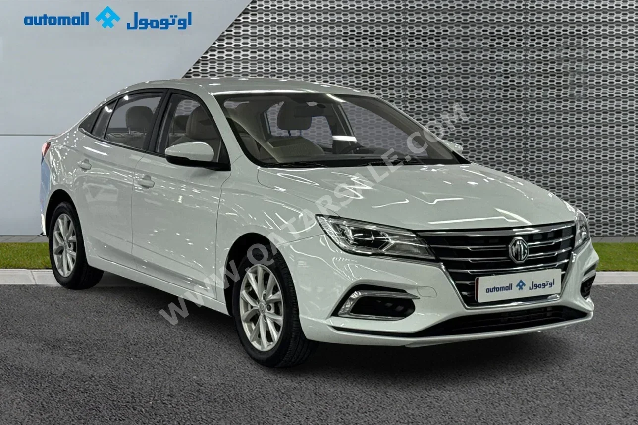 MG  5  2022  Automatic  27,187 Km  4 Cylinder  Front Wheel Drive (FWD)  Sedan  White  With Warranty