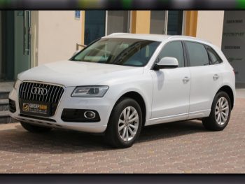 اودي  كيو 5  40 TFSI Quattro  2016  اوتوماتيك  52,000 كم  4 سلندر  دفع كلي مستمر  اس يو في  أبيض