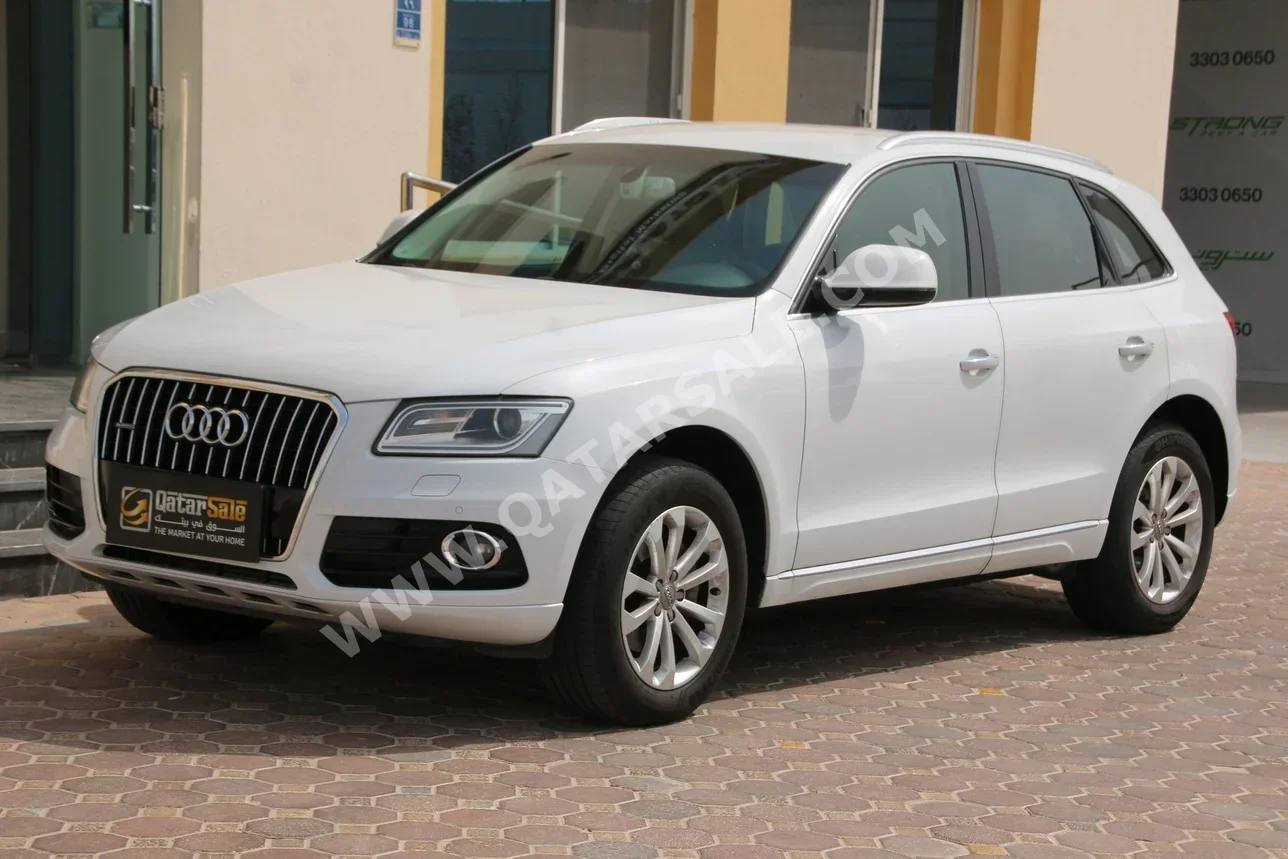 اودي  كيو 5  40 TFSI Quattro  2016  اوتوماتيك  52,000 كم  4 سلندر  دفع كلي مستمر  اس يو في  أبيض
