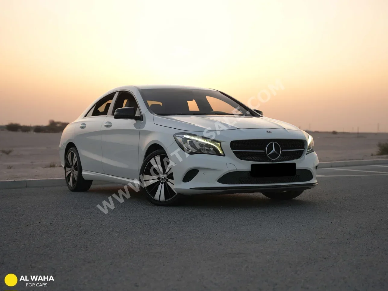 Mercedes-Benz  CLA  200  2019  Automatic  147,000 Km  4 Cylinder  Rear Wheel Drive (RWD)  Sedan  White