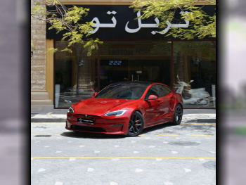 Tesla  Model S  Plaid  2024  Automatic  4,700 Km  0 Cylinder  All Wheel Drive (AWD)  Sedan  Red  With Warranty