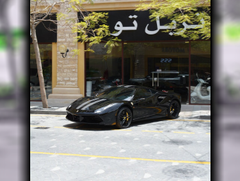 Ferrari  488  GTB  2017  Automatic  11,800 Km  8 Cylinder  Rear Wheel Drive (RWD)  Coupe / Sport  Black  With Warranty