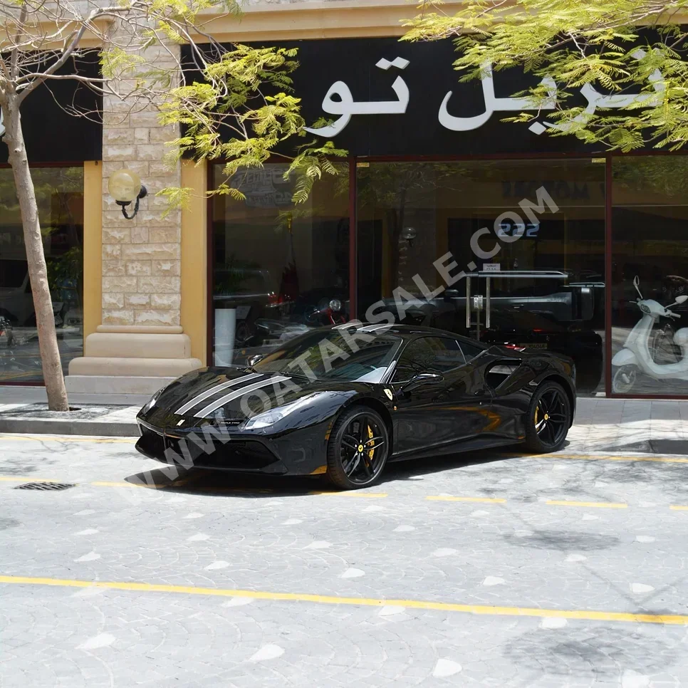Ferrari  488  GTB  2017  Automatic  11,800 Km  8 Cylinder  Rear Wheel Drive (RWD)  Coupe / Sport  Black  With Warranty