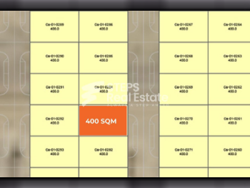 Lands For Sale in Lusail  -Area Size 400 Square Meter
