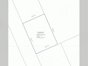 Lands For Sale  in Doha  - Old Airport  -Area Size 600 Square Meter