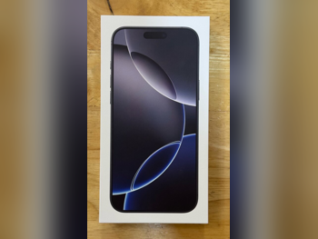 Mobile Phones Apple  - Iphone 16  - Pro Max  - Black Titanium  - 256 GB  - Under Warranty