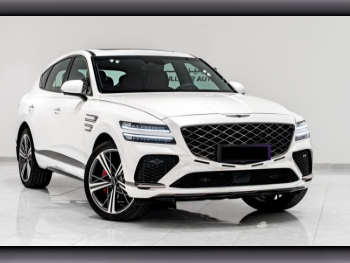 Genesis  GV 80  2025  Automatic  1,500 Km  6 Cylinder  Four Wheel Drive (4WD)  SUV  White  With Warranty