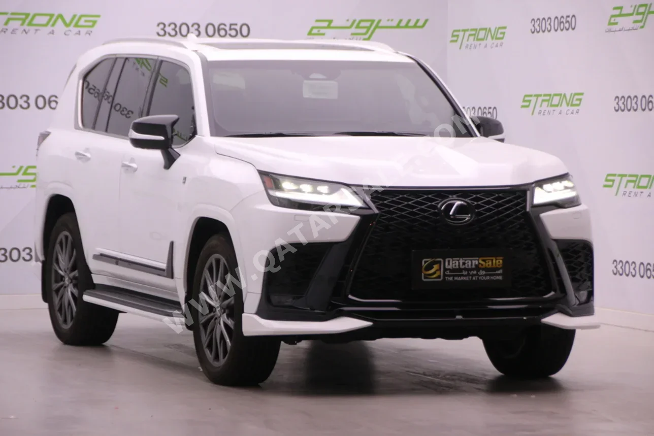 Lexus  LX  600 F Sport  2025  Automatic  11,000 Km  6 Cylinder  Four Wheel Drive (4WD)  SUV  White  With Warranty