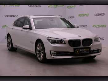 BMW  7-Series  730 Li  2015  Automatic  87,000 Km  6 Cylinder  Rear Wheel Drive (RWD)  Sedan  White