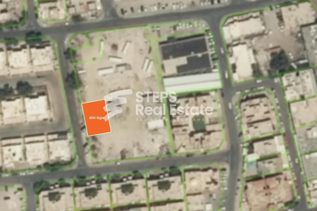 اراضي للبيع في الدوحة  - المطار القديم  -المساحة 600 متر مربع