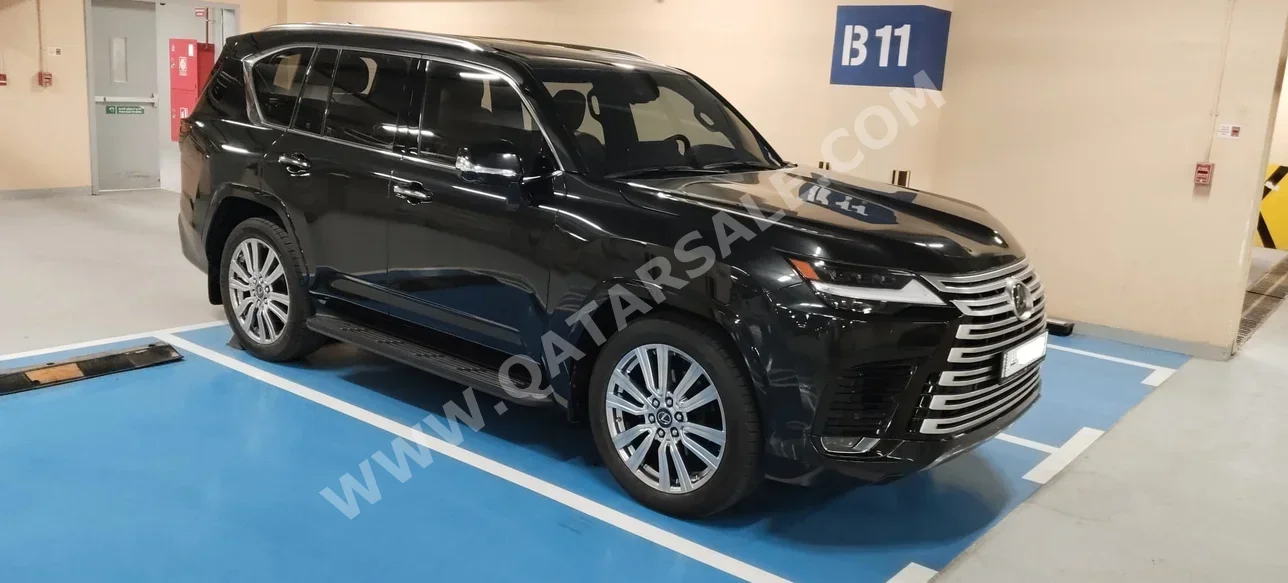 Lexus  LX  600 VIP  2022  Automatic  37,000 Km  6 Cylinder  Four Wheel Drive (4WD)  SUV  Black  With Warranty