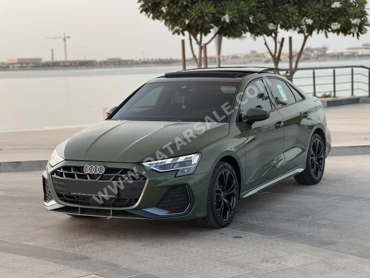 Audi  A3  S-Line  2025  Automatic  5,700 Km  4 Cylinder  Front Wheel Drive (FWD)  Sedan  Green  With Warranty
