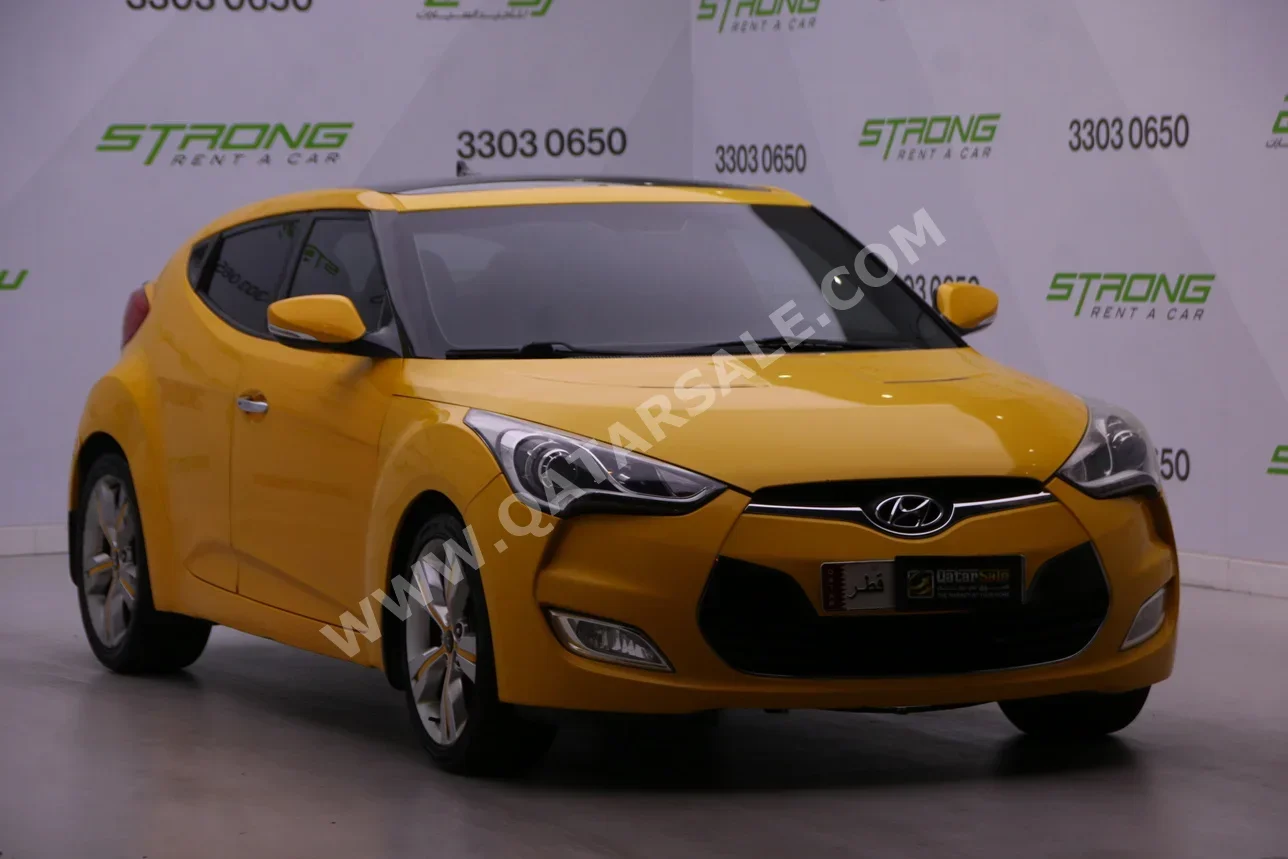 Hyundai  Veloster  2015  Automatic  108,467 Km  4 Cylinder  Front Wheel Drive (FWD)  Hatchback  Yellow