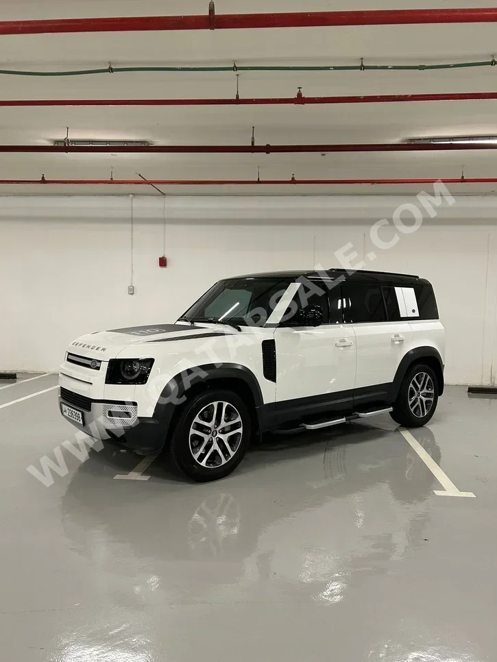 Land Rover  Defender  110 SE  2023  Automatic  54,000 Km  6 Cylinder  Four Wheel Drive (4WD)  SUV  White  With Warranty
