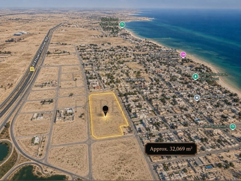 اراضي للبيع في الظعاين - سميسمة -المساحة 32,069 متر مربع