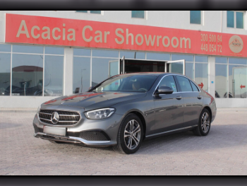 Mercedes-Benz  E-Class  200  2023  Automatic  0 Km  4 Cylinder  Rear Wheel Drive (RWD)  Sedan  Gray  With Warranty