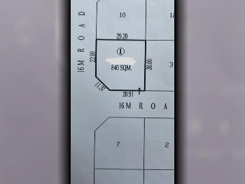 Lands For Sale in Al Rayyan  - Al Gharrafa  -Area Size 840 Square Meter