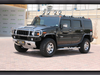 همر  اتش 2  2008  اوتوماتيك  170,000 كم  8 سلندر  دفع رباعي  اس يو في  أسود