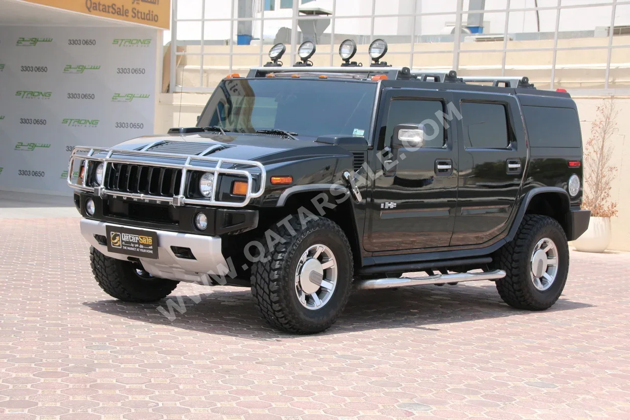 همر  اتش 2  2008  اوتوماتيك  170,000 كم  8 سلندر  دفع رباعي  اس يو في  أسود