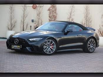 مرسيدس - بنز  اس ال  55 AMG  2022  اوتوماتيك  7,500 كم  8 سلندر  دفع خلفي  كوبيه \ سبورت  أسود  تحت الضمان