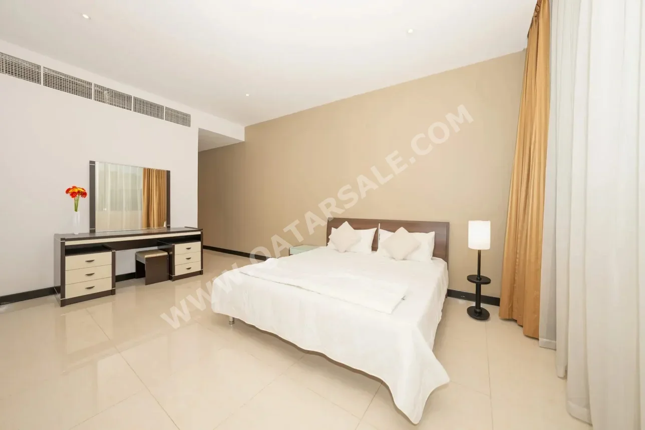 1 غرف نوم  شقة  للايجار  في الدوحة -  الخليج الغربي  مفروشة بالكامل